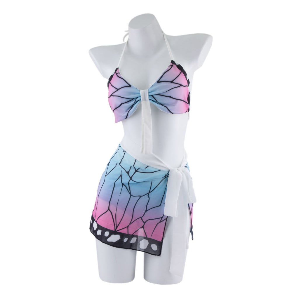 Rulercosplay Anime Demon Slayer Kochou Shinobu Swimsuit Cosplay Costum